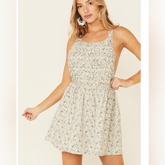 🆕 FREE PEOPLE Petunia Mini Dress - Picture 3 of 6